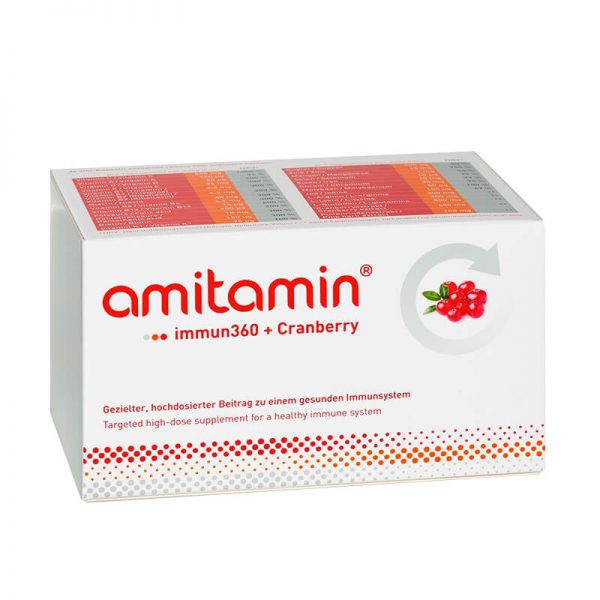 amitamin® immun360 + CranberryBoost your immune system naturally!